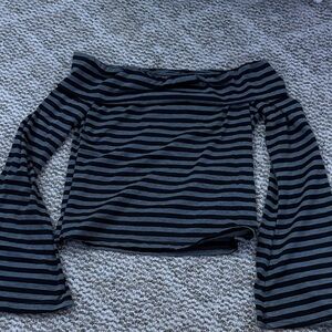 Striped Off-Shoulder Top